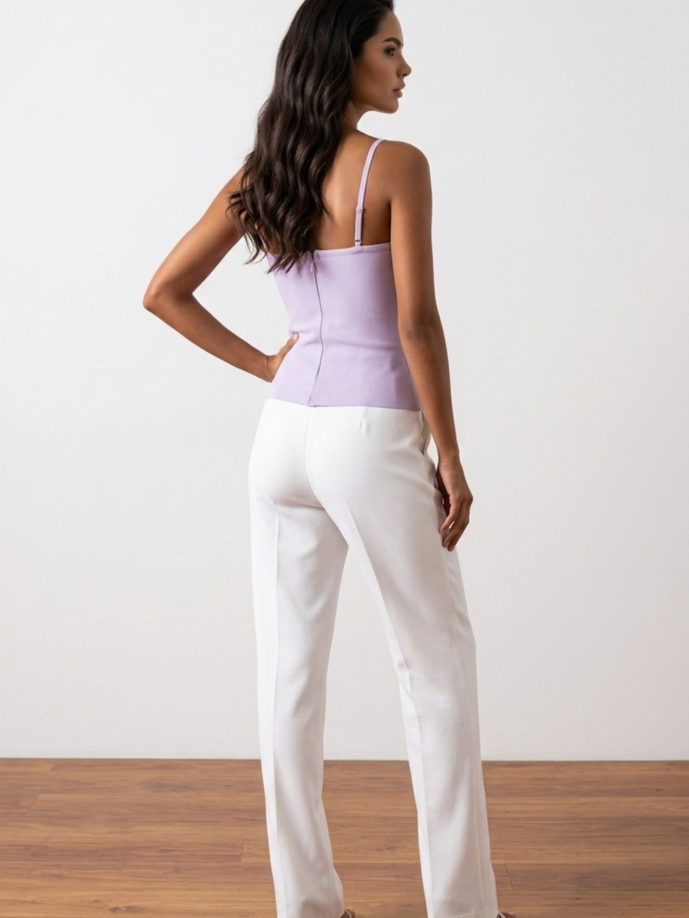Strapless Lilac Embellished Top (Bandage ) Karen Millen - Picture 3 of 13